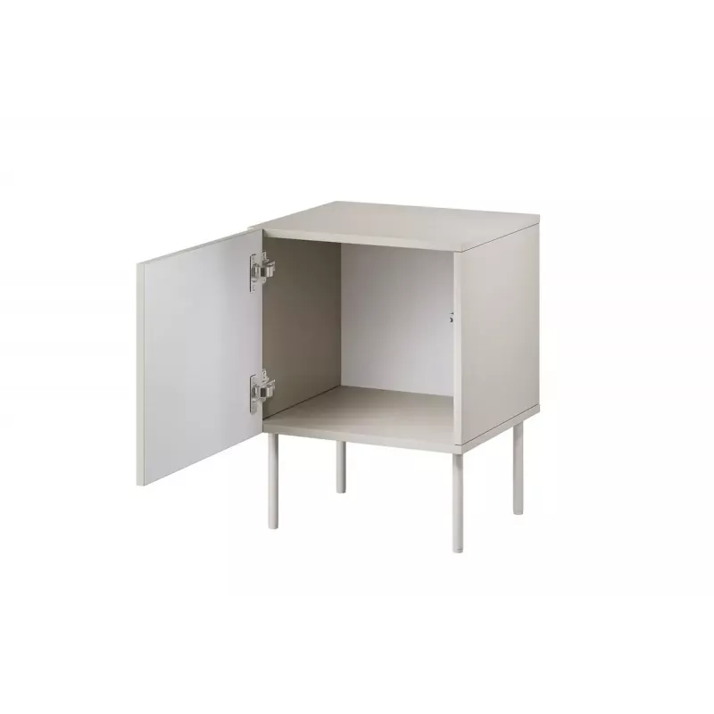 Nightstand Cama meble SIENA 44.5×40×59 cm, cashmere matt, MDF i płyta wiórowa, zestaw 2 szt.