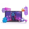 Tablet Lenovo Tab Plus 11.5 cala Luna Grey, MediaTek Helio G99, 8GB RAM, 128GB, Android 14, 11.5 cala 2000×1200 90Hz