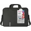 Torba na laptopa DEFENDER 15,6 cala (39,6 cm) — poliester, odpinany pasek na ramię, zamek błyskawiczny, czarna