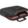 Torba na laptopa DEFENDER 15,6 cala (39,6 cm) — poliester, odpinany pasek na ramię, zamek błyskawiczny, czarna