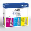 Zestaw wkładów atramentowych Brother BT-5000C, zamiennik, zestaw 3 kolorów (turkusowy, purpurowy, żółty), 3 szt., 48,8 ml, 5000 stron