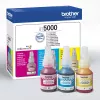 Zestaw wkładów atramentowych Brother BT-5000C, zamiennik, zestaw 3 kolorów (turkusowy, purpurowy, żółty), 3 szt., 48,8 ml, 5000 stron