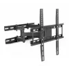 Uchwyt ścienny do telewizora ART RAMT AR-35 dla ekranów 50,8–165,1 cm (20–65 cali), VESA 200x200–400x400, 35 kg, pochylanie i obrót, głębokość 7–37 cm, czarny
