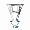 Uchwyt ścienny do telewizora Gembird WM-75ST-01 do ekranów 32–75 cali, VESA 600x400, 45,5 kg, regulowany odstęp 4,9–49,1 cm, pochylenie -5°–8°