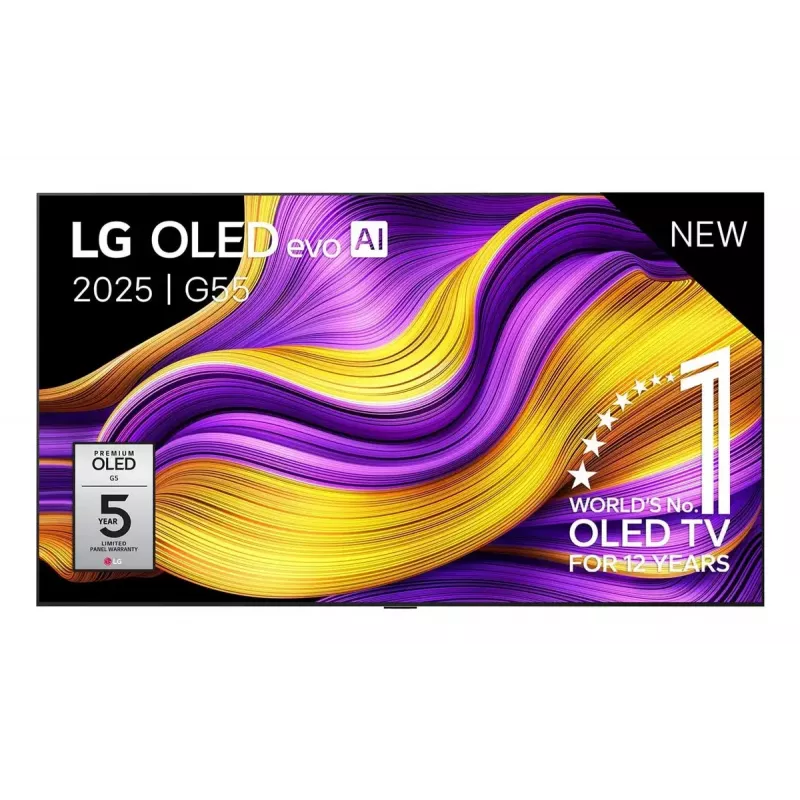 LG OLED evo AI OLED55G51LW TV 139,7 cm (55 cali) 4K Ultra HD Smart TV Wi-Fi Czarny