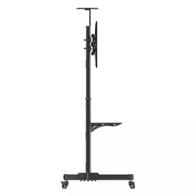 Mobilny stojak podłogowy pod telewizor i monitor MANHATTAN 461238, czarny, wysokość 1803 mm, VESA 200x200–600x400, maks. 50 kg
