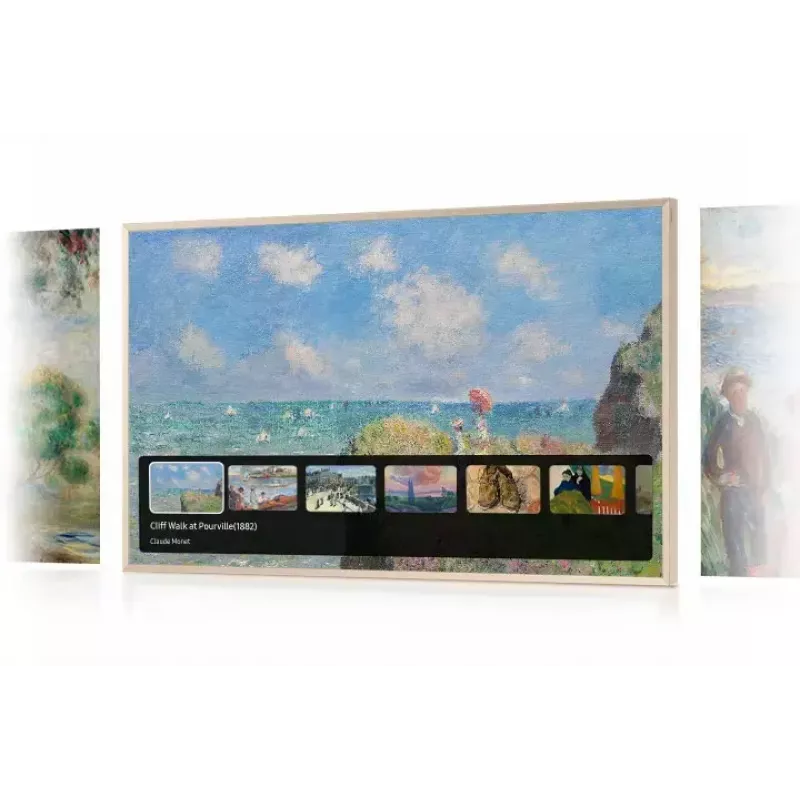 Telewizor Samsung QE65LS03FAUXXH 65 cali The Frame QLED 4K HDR Smart TV, 3840×2160, Tizen, 120Hz