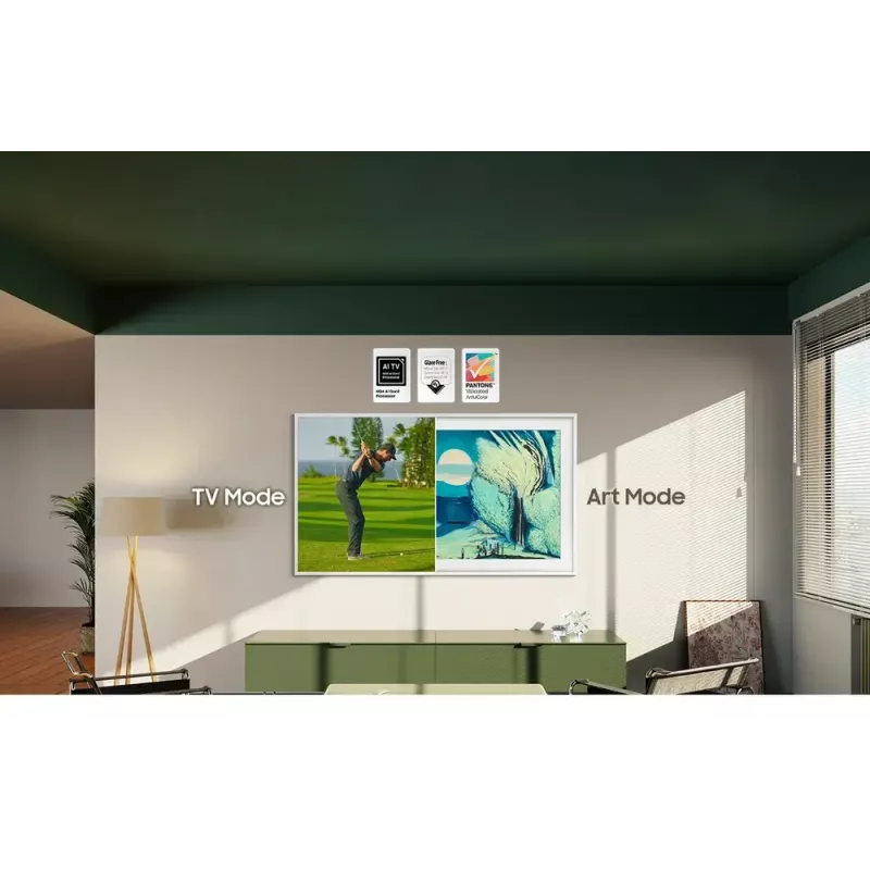 Telewizor Samsung QE65LS03FAUXXH 65 cali The Frame QLED 4K HDR Smart TV, 3840×2160, Tizen, 120Hz