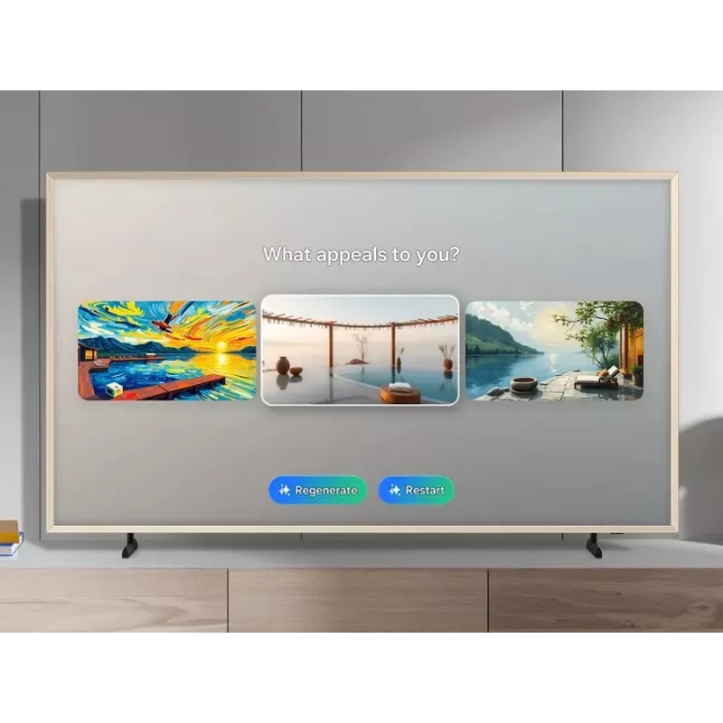 Telewizor Samsung QE65LS03FAUXXH 65 cali The Frame QLED 4K HDR Smart TV, 3840×2160, Tizen, 120Hz