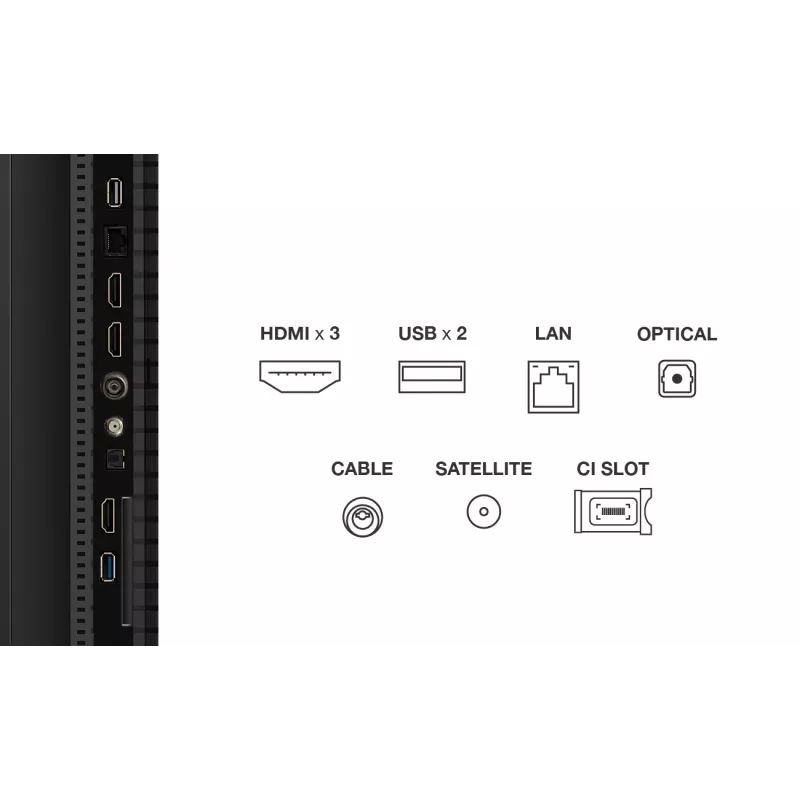 Telewizor TCL P79K 50 cali QLED 4K (127 cm) 3840 x 2160, Google TV, HDR10+, HDMI 2.1, 3xHDMI, Wi‑Fi, Bluetooth