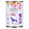 Mokra karma dla psów 4vets Natural Gastro Intestinal 400 g — terapeutyczna dieta mokra wspomagająca układ pokarmowy, indyk, 7,5% białka, 5,5% tłuszczu, bezglutenowa i bez laktozy