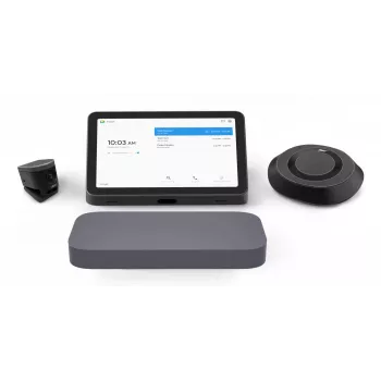 Zestaw do wideokonferencji ASUS Google Meet GQE20A-G5003UN Small/Medium Room Kit, kamera ePTZ UHD, zestaw głośnomówiący, konsola dotykowa