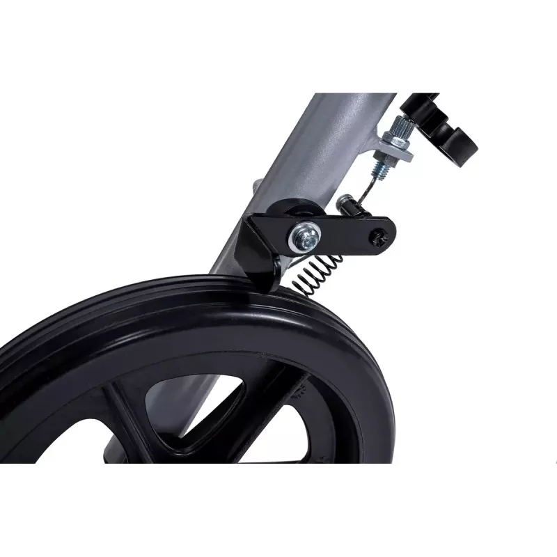 MDH PPC035 chodzik / rollator na kółkach z siedziskiem i koszykiem, aluminium, składany, maks. obciążenie 136 kg