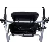 MDH PPC035 chodzik / rollator na kółkach z siedziskiem i koszykiem, aluminium, składany, maks. obciążenie 136 kg