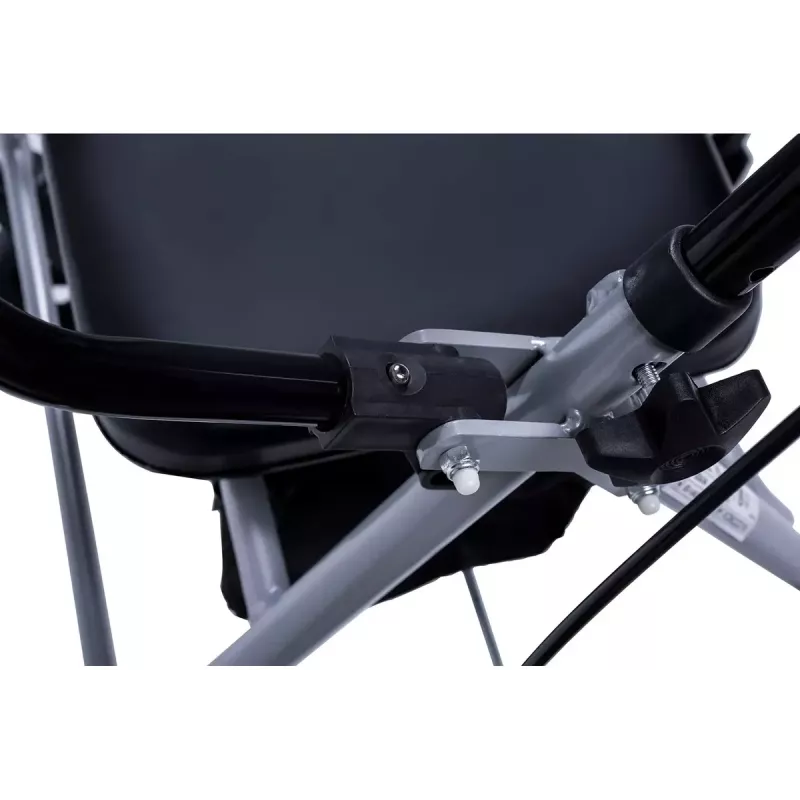 MDH PPC035 chodzik / rollator na kółkach z siedziskiem i koszykiem, aluminium, składany, maks. obciążenie 136 kg