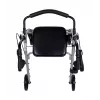 MDH PPC035 chodzik / rollator na kółkach z siedziskiem i koszykiem, aluminium, składany, maks. obciążenie 136 kg