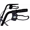 MDH PPC035 chodzik / rollator na kółkach z siedziskiem i koszykiem, aluminium, składany, maks. obciążenie 136 kg