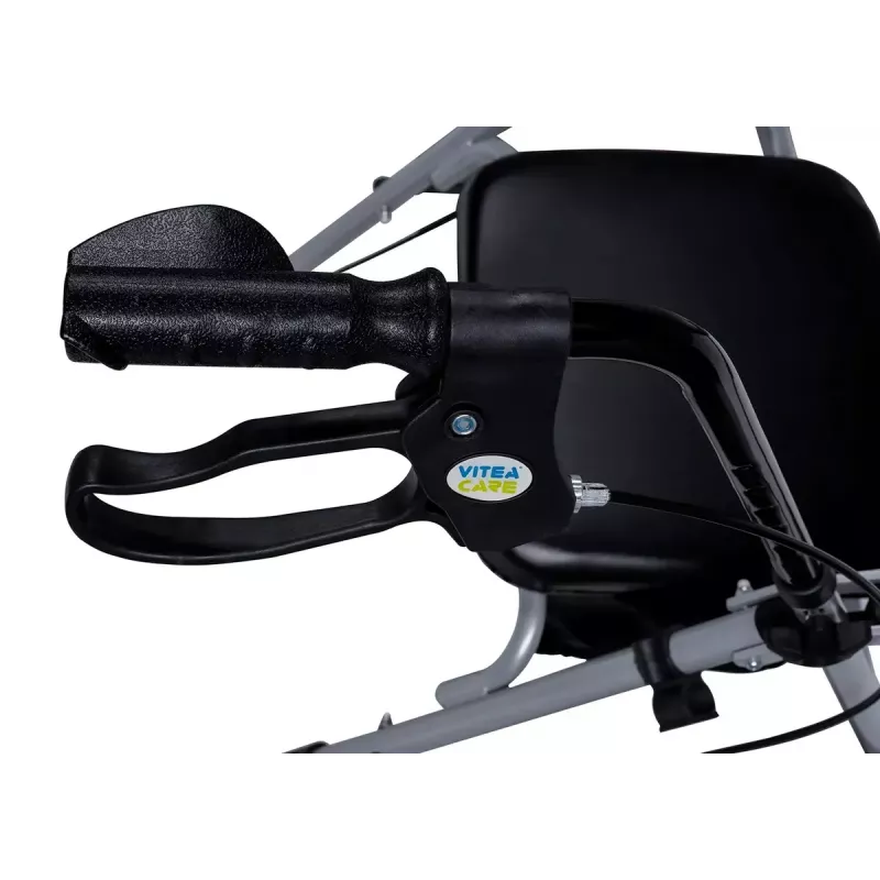 MDH PPC035 chodzik / rollator na kółkach z siedziskiem i koszykiem, aluminium, składany, maks. obciążenie 136 kg