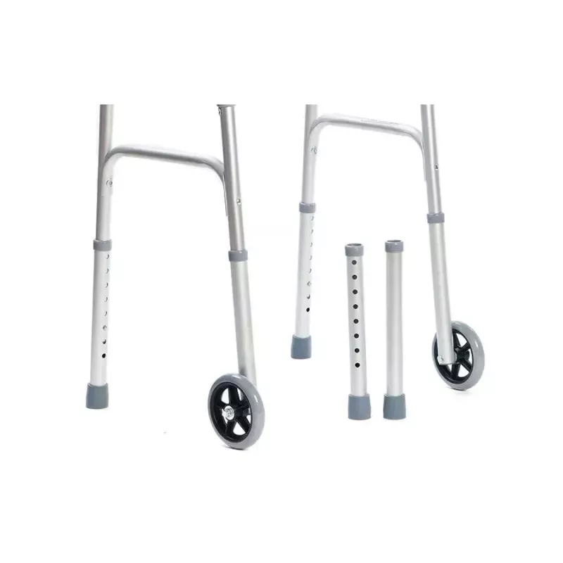 Balkonik VITEA CARE VCBP0031 aluminiowy, regulowana wysokość 82–100 cm, szerokość 600 mm, maks. obciążenie 110 kg, kółka 12 cm