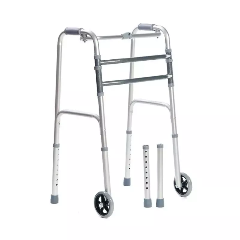 Balkonik VITEA CARE VCBP0031 aluminiowy, regulowana wysokość 82–100 cm, szerokość 600 mm, maks. obciążenie 110 kg, kółka 12 cm