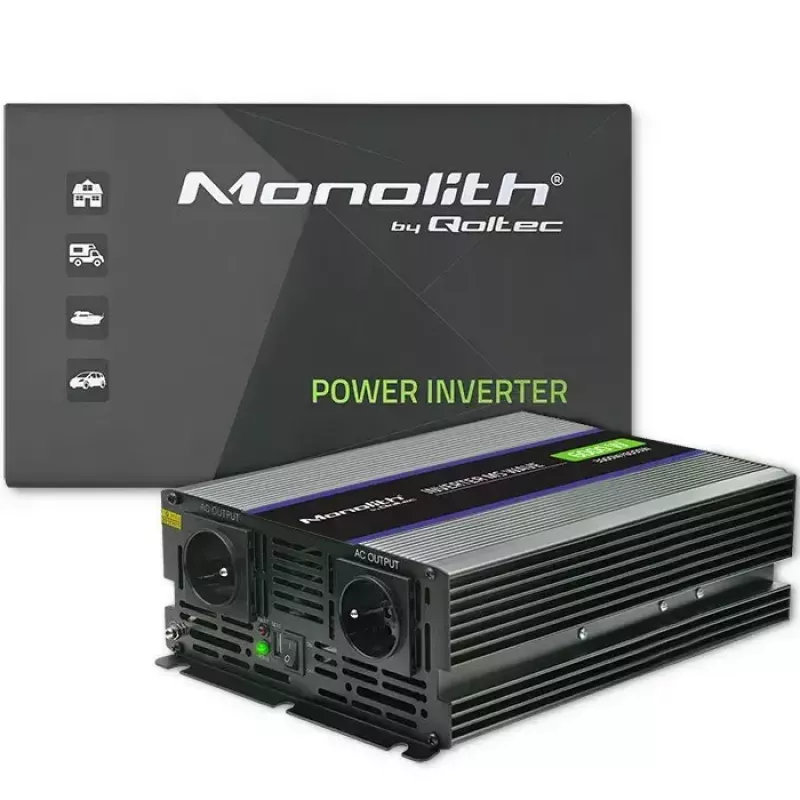 Przetwornica napięcia QOLTEC Monolith 6000 MS 12 V na 230 V 6000 W
