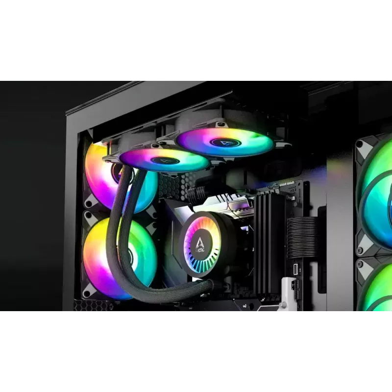 ARCTIC Liquid Freezer III 280 A-RGB - Wielokompatybilny, uniwersalny zestaw chłodzenia wodnego CPU typu All-in-One z podświetleniem A-RGB