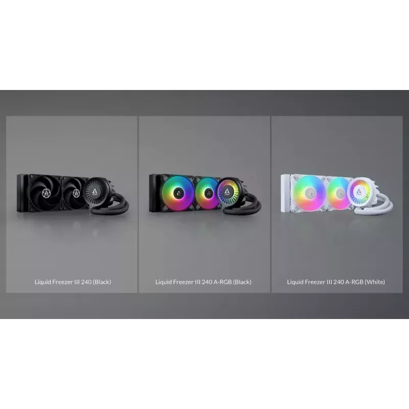 ARCTIC Liquid Freezer III 280 A-RGB - Wielokompatybilny, uniwersalny zestaw chłodzenia wodnego CPU typu All-in-One z podświetleniem A-RGB