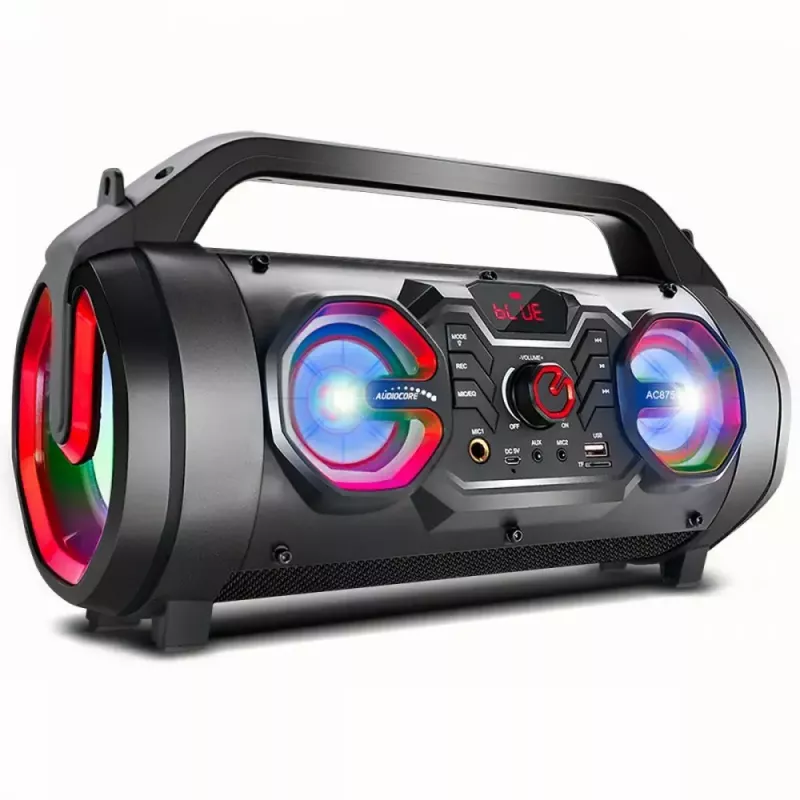 Głośnik przenośny Bazooka Audiocore AC875, czarny