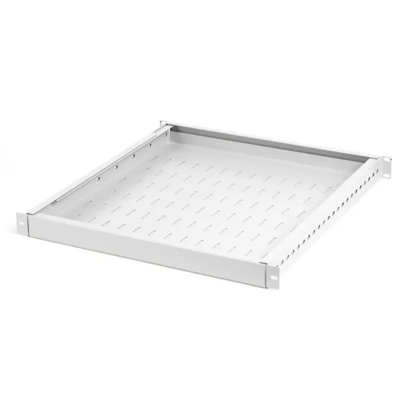 Półka Digitus TN-19-5/9-1U-W-GY Szara Stal 19 cali 500mm głębokości