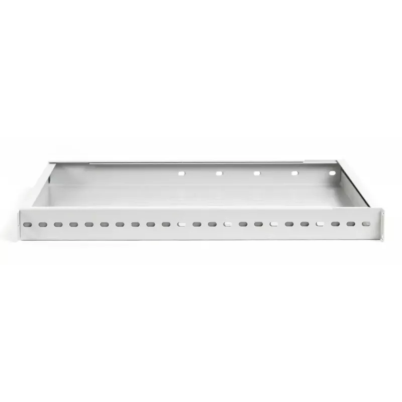Półka Digitus TN-19-5/9-1U-W-GY Szara Stal 19 cali 500mm głębokości