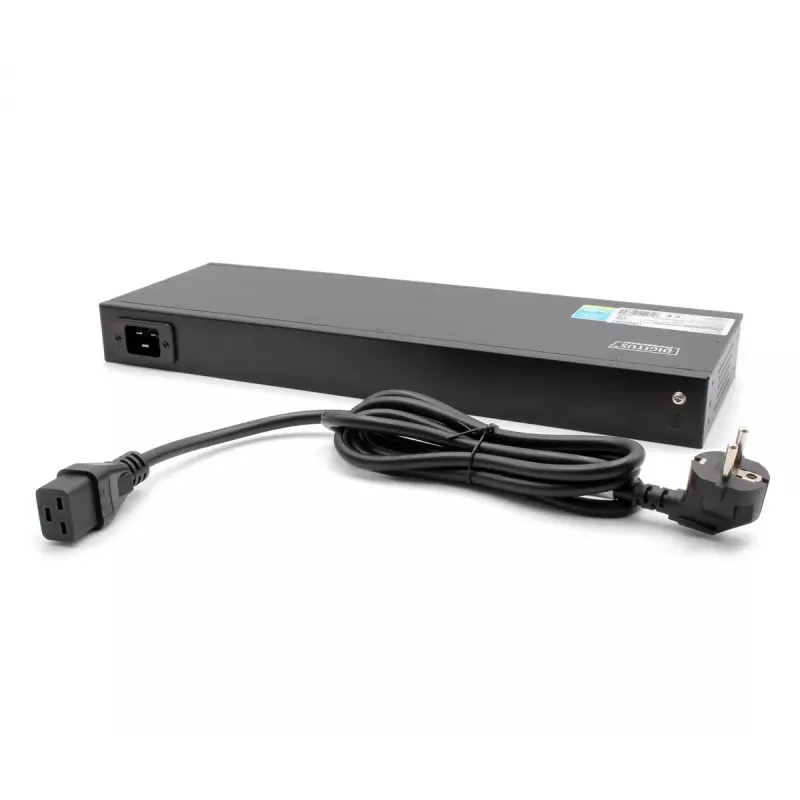 Power Distribution Unit PDU Digitus DN-DP-H-1-8C13 1U Czarny 16A