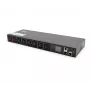 Power Distribution Unit PDU Digitus DN-DP-H-1-8C13 1U Czarny 16A