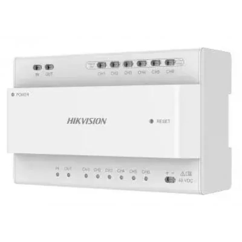 Rozdzielacz wideo Hikvision DS-KAD7060EY Szerokość 143,7 mm Głębokość 65,9 mm Wysokość 92,4 mm