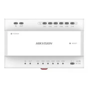 Rozdzielacz wideo Hikvision DS-KAD7060EY Szerokość 143,7 mm Głębokość 65,9 mm Wysokość 92,4 mm