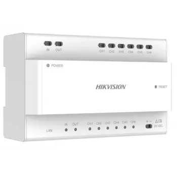 Dystrybutor wideo Hikvision DS-KAD706Y-S 6 kanałów 1U do montażu w szafie rack
