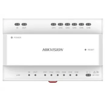 Dystrybutor wideo Hikvision DS-KAD706Y-S 6 kanałów 1U do montażu w szafie rack