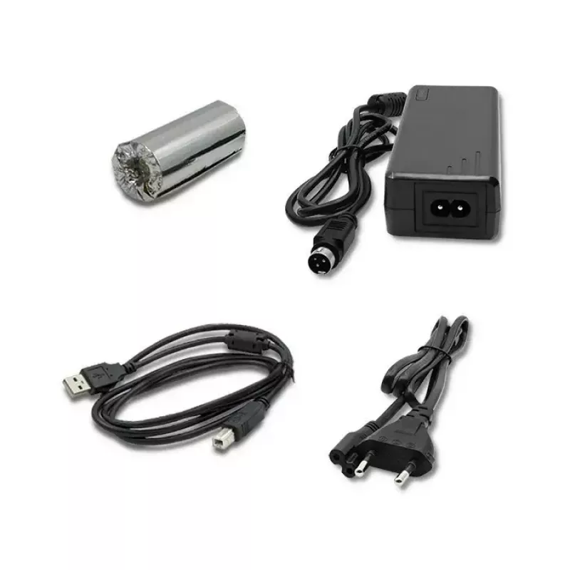 Drukarka termiczna do paragonów QOLTEC 50256 z interfejsem USB — kompaktowa drukarka POS