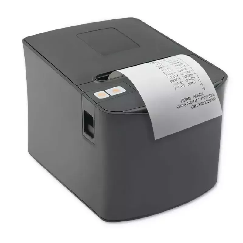 Drukarka termiczna do paragonów QOLTEC 50256 z interfejsem USB — kompaktowa drukarka POS