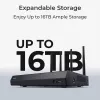 Reolink NVS12W 12-kanałowy Wi-Fi 6 NVR obsługa 16MP, 2TB HDD