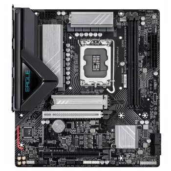 Płyta główna GIGABYTE B860M EAGLE - procesory Intel Core Ultra, 6+1+2+1 faz VRM, do 9066MHz DDR5, 1xPCIe 5.0 + 1xPCIe 4.0 M.2, 2.5GbE LAN, USB 3.2 Gen 1
