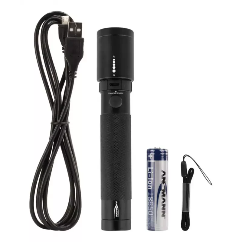 Latarka LED Ansmann T400FR Czarna IPX4 5W 400lm