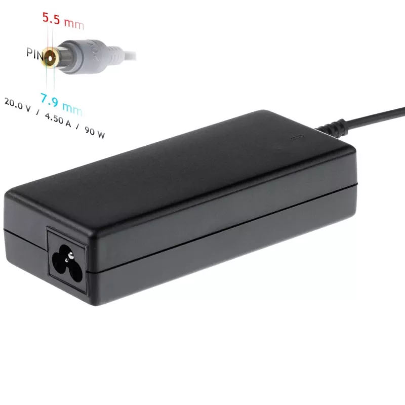AKYGA Zasilacz do notebooka - 20V/4,5A, 90W i wtyczka 7,9*5,5 mm + pin