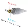 AKYGA Zasilacz do notebooka - 20V/4,5A, 90W i wtyczka 7,9*5,5 mm + pin