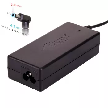 Zasilacz do laptopa Akyga AK-ND-25 dla HP, 65 W, 19,5 V, 3,33 A, 4,5 x 3,0 mm + pin
