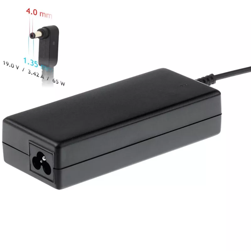 Zasilacz do laptopa Akyga AK-ND-55 19 V / 3,42 A, 65 W, wtyk 4,0 x 1,35 mm, do Asus