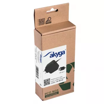 Zasilacz Akyga AK-ND-60, uniwersalny 45 W, wejście 100–250 V, czarny, 0,183 kg