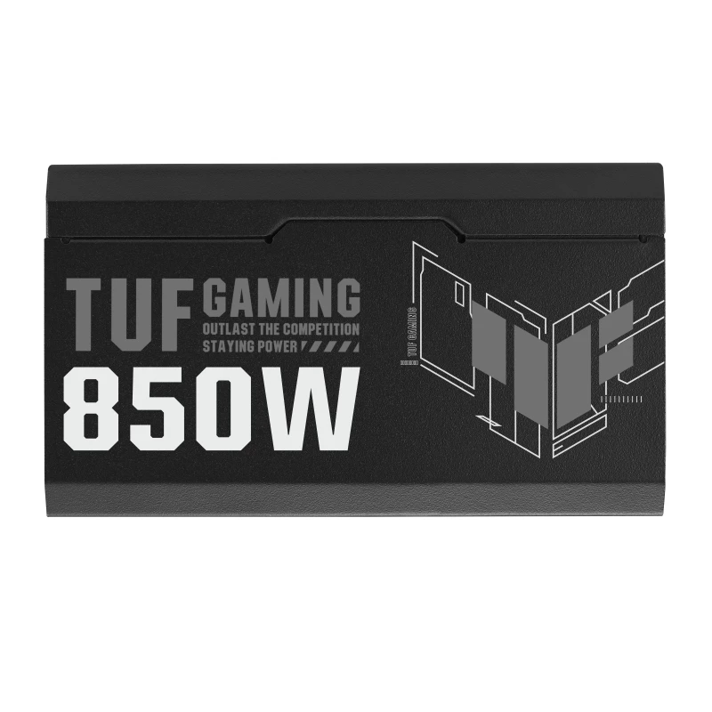 ASUS TUF Gaming 850W Gold zasilacz 24-pin ATX ATX Czarny