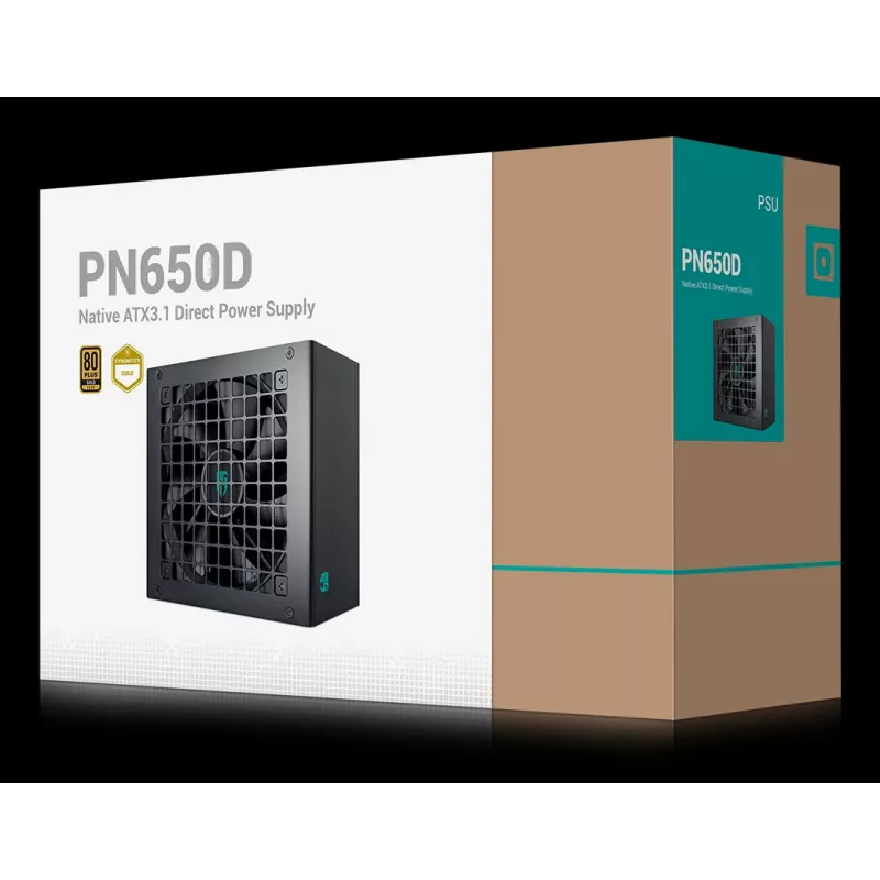 Zasilacz Gamer Storm PN650D 650 W 20+4 pin ATX ATX czarny