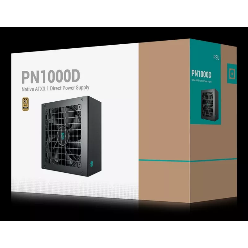 Gamer Storm PN1000D zasilacz 1000 W 20+4 pin ATX ATX Czarny