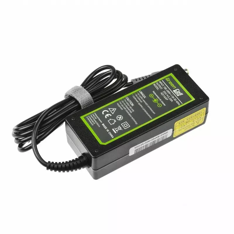 zielony Cell Charger AC Adapter for Lenovo 20V | 3.25A | 65W | 7.7-5.5mm